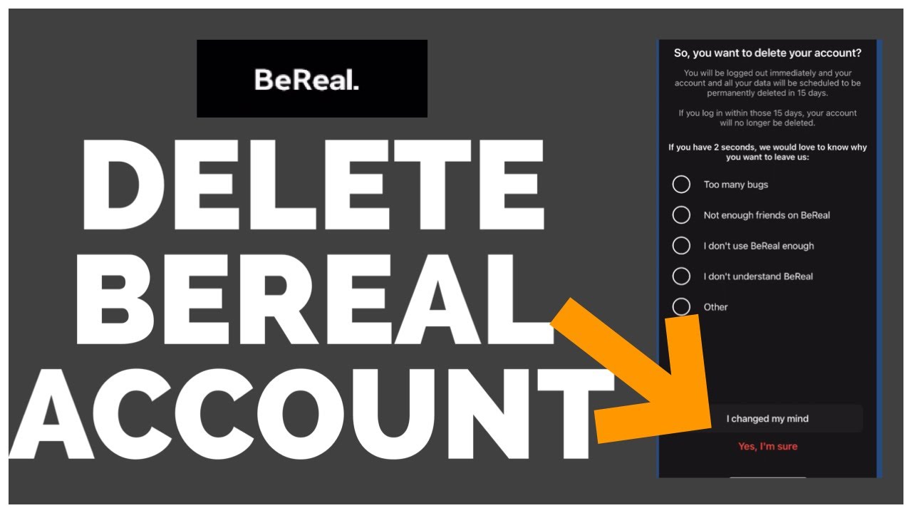 Delete BeReal Account