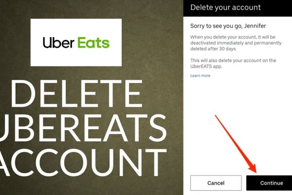 How to Delete Uber Eats Account