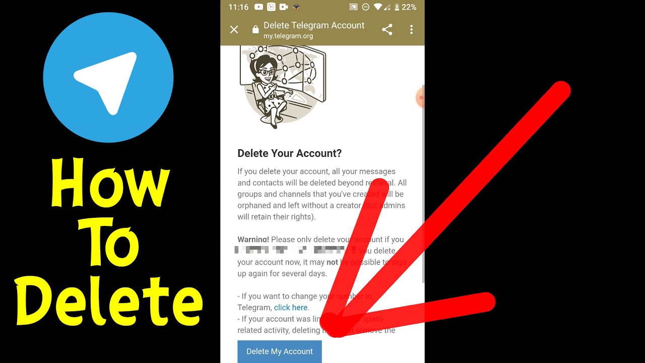 How Delete Account Telegram