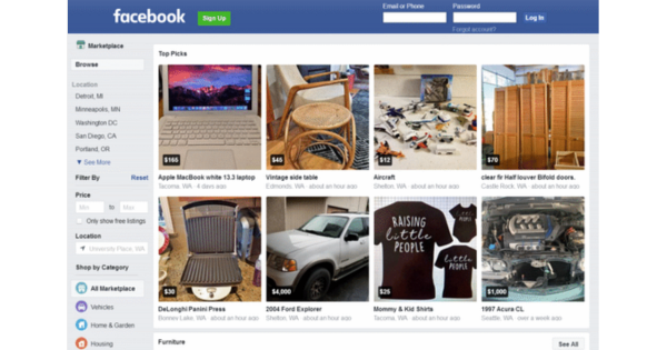 How to Search and Find Items to Buy or Sell on Facebook Marketplace