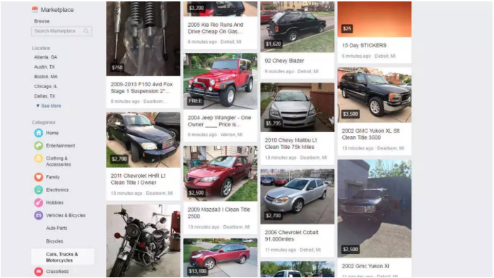 Facebook Marketplace Cars for Sale: Used Trucks and Cars for Sale Under $1000